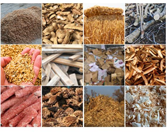 Kinds of raw materials to make biomass pellet