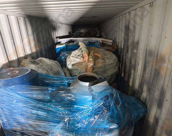 YuFChina 4 sets Pellet Mill & spares container loading on 19th Nov